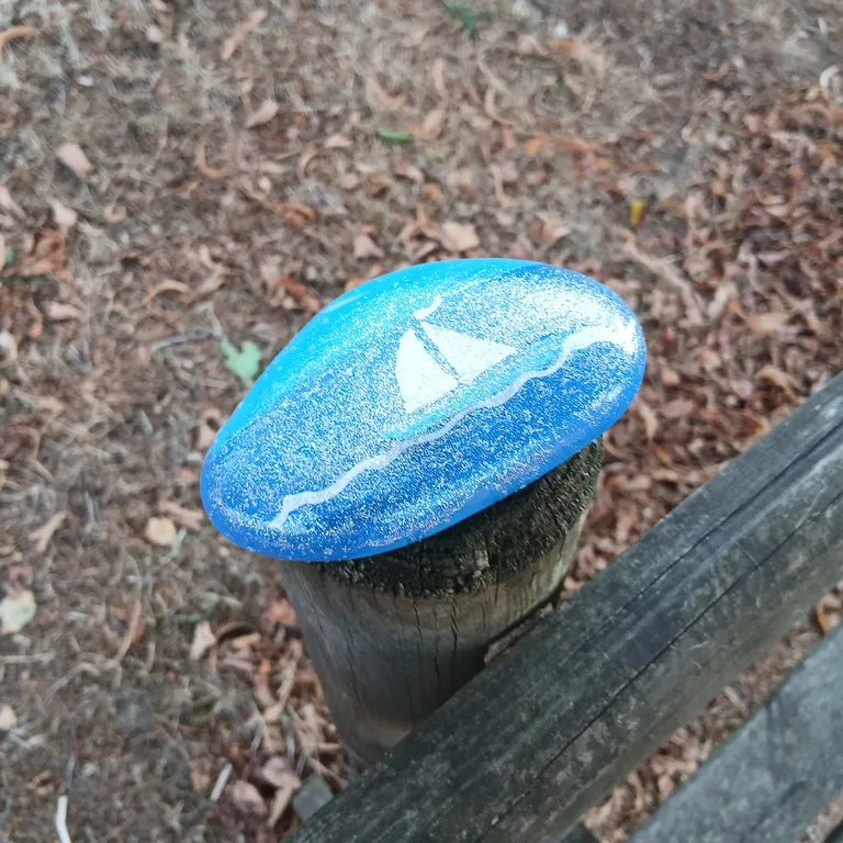 Painted rock