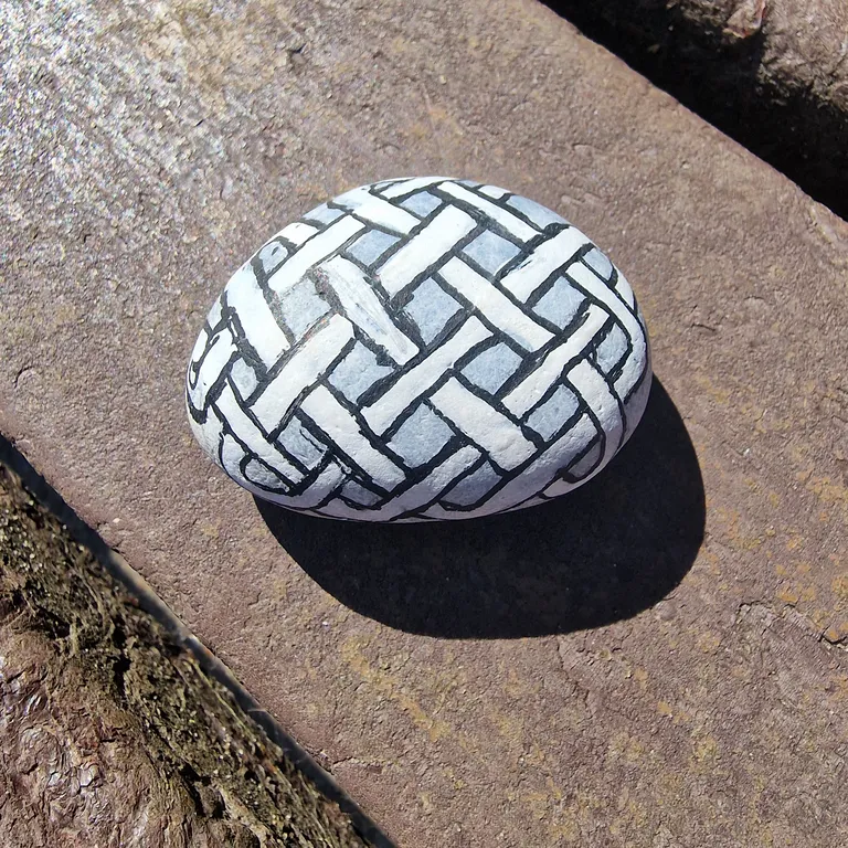 Painted rock