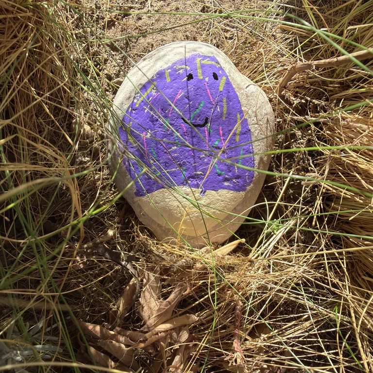Painted rock