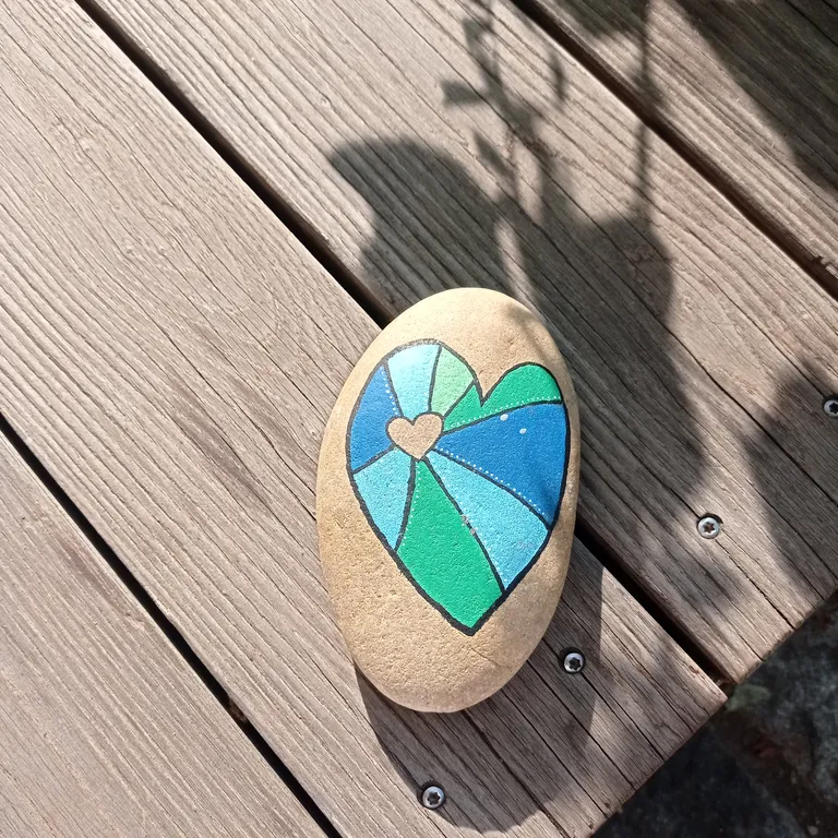 Painted rock