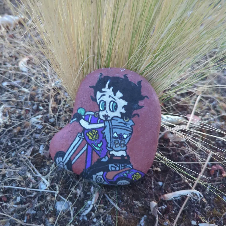 Painted rock