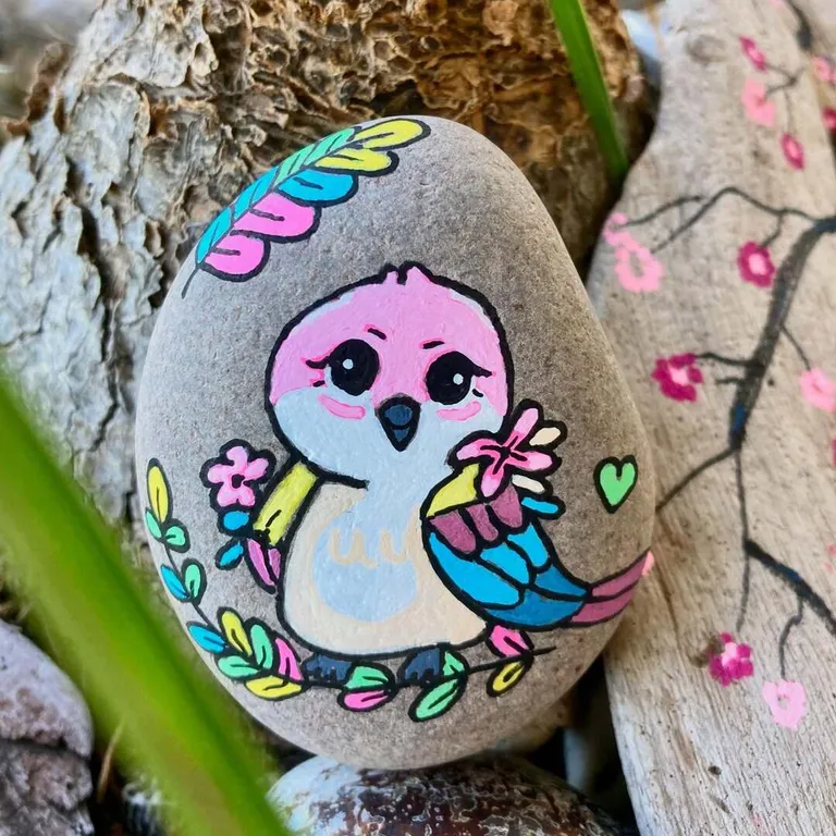 Painted rock