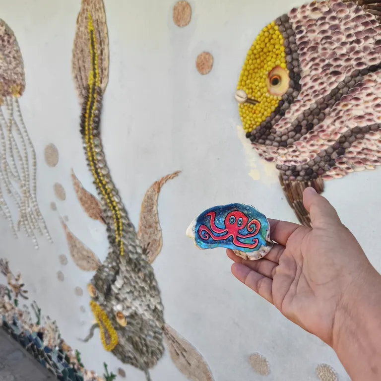 Painted rock