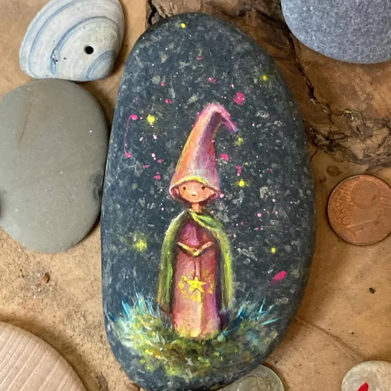 Painted rock