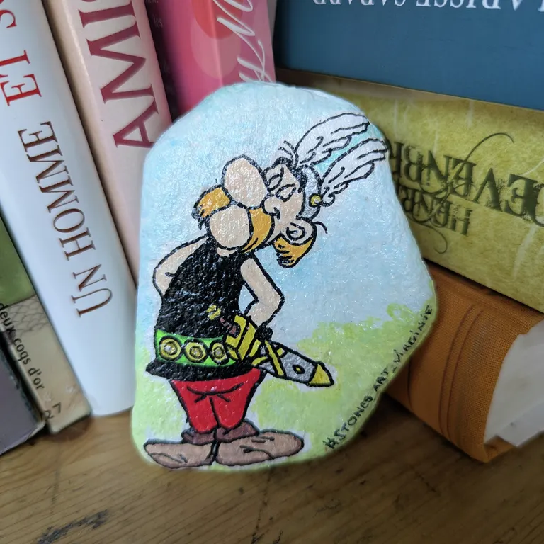 Painted rock