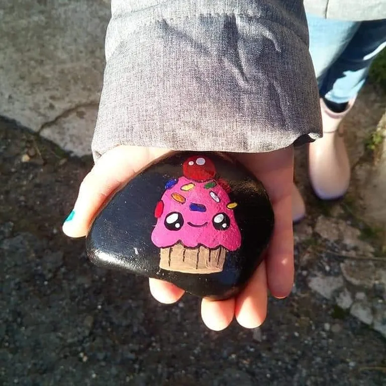 Painted rock