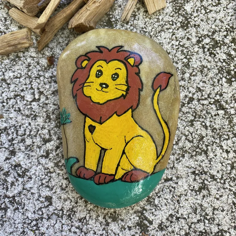 Painted rock