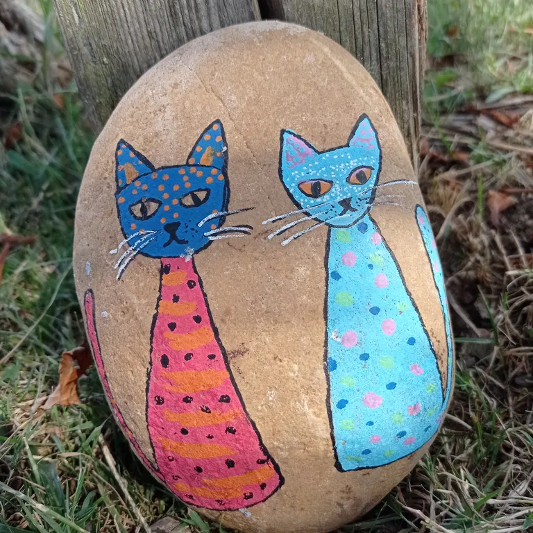 Painted rock