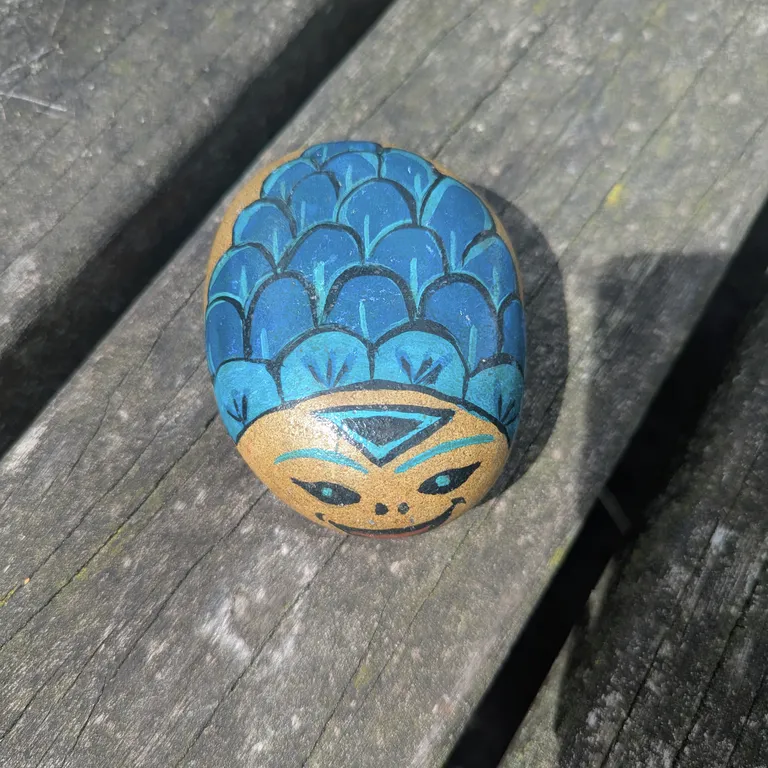 Painted rock
