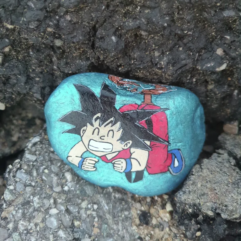 Painted rock