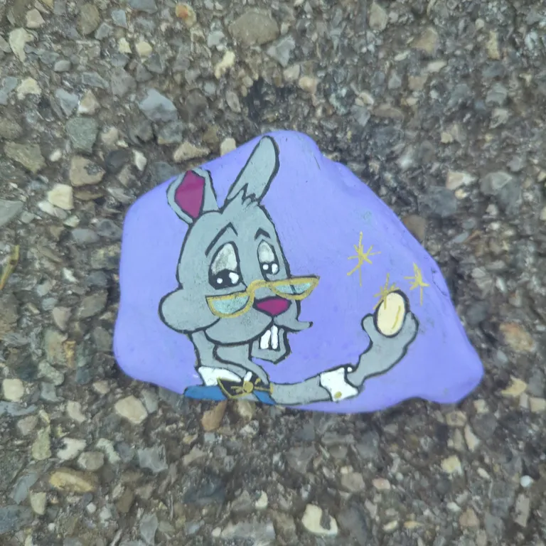 Painted rock