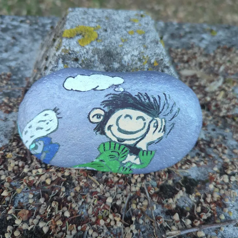 Painted rock
