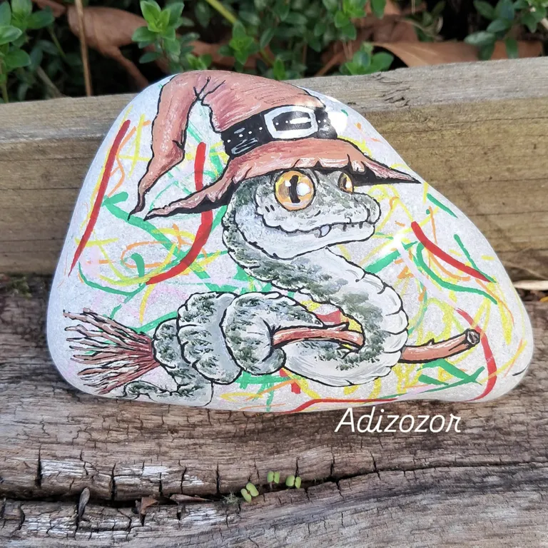 Painted rock