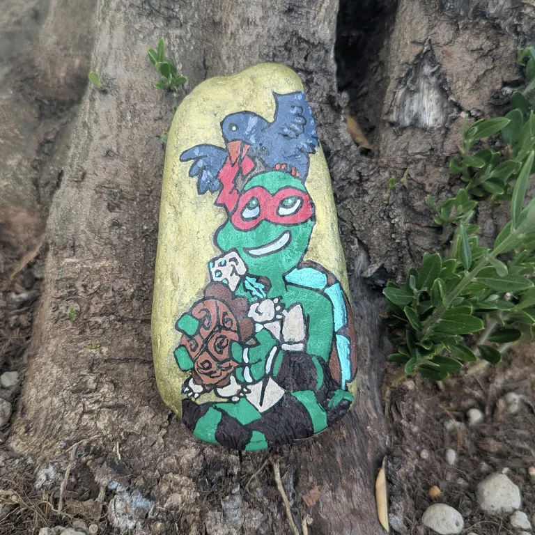 Painted rock