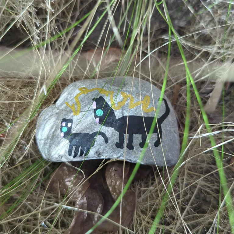 Painted rock