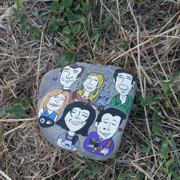 Painted rock