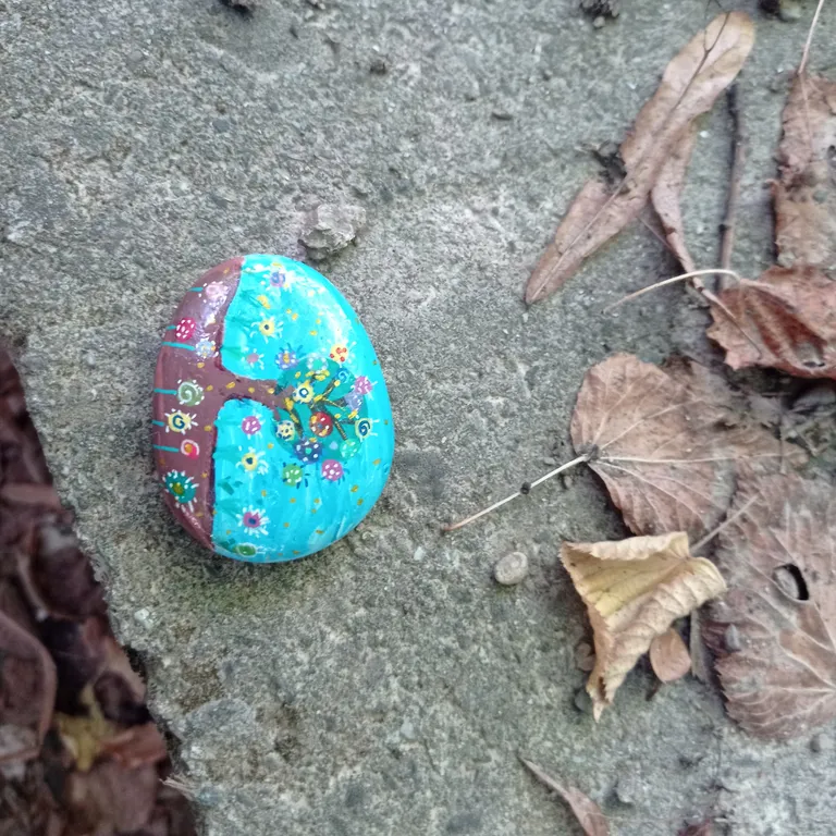Painted rock
