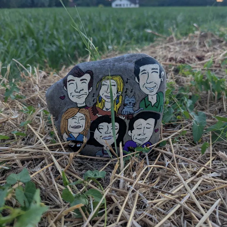 Painted rock
