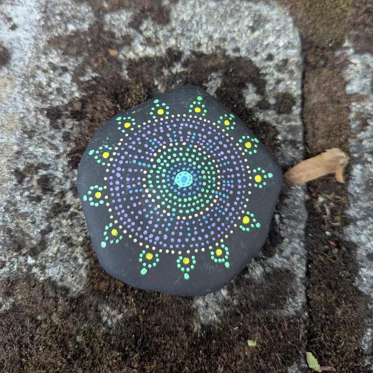 Painted rock