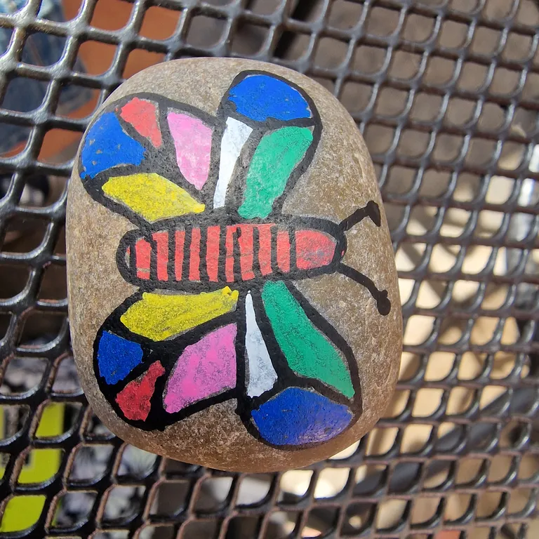 Painted rock