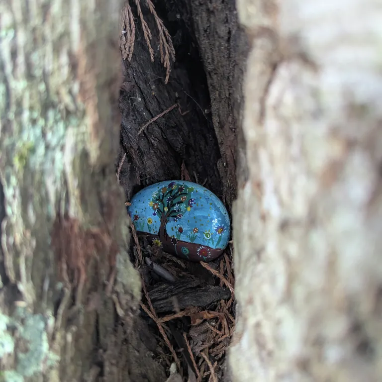 Painted rock
