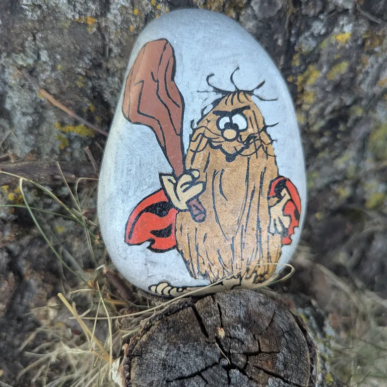 Painted rock