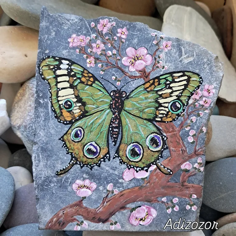 Painted rock