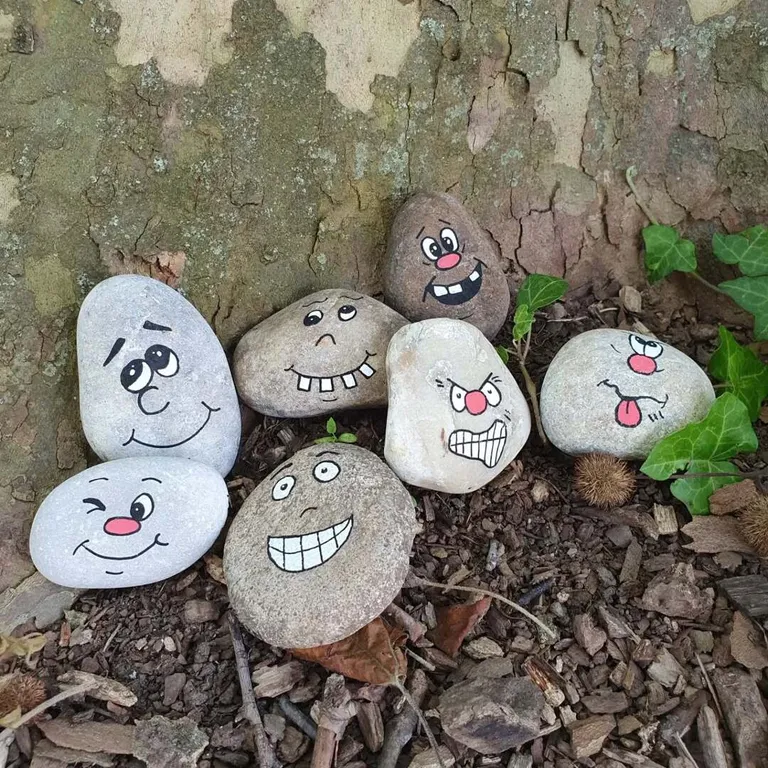 Painted rock