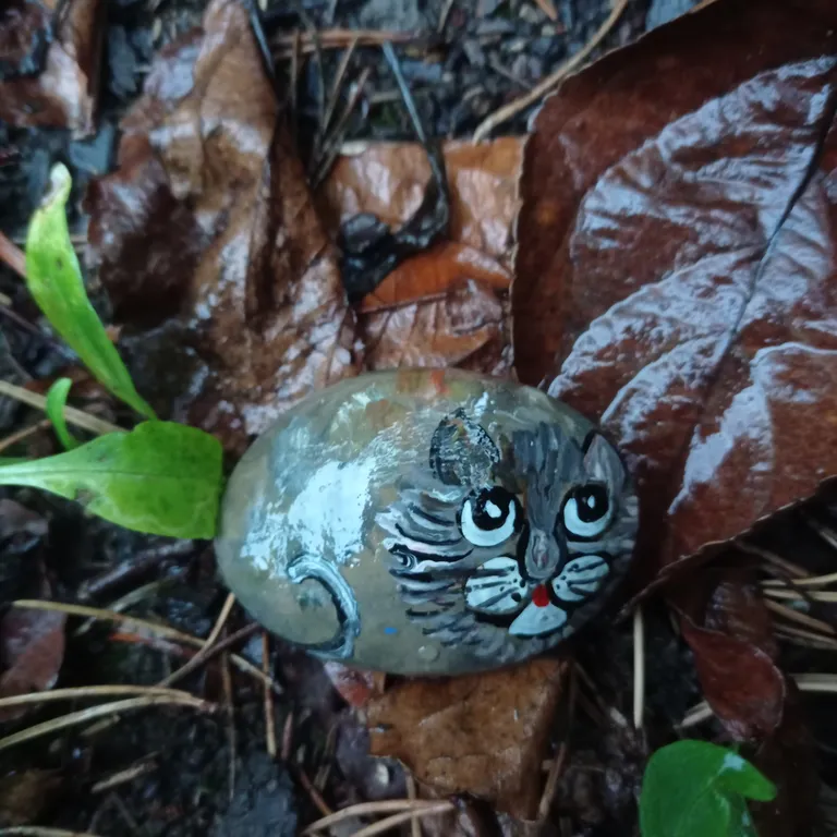 Painted rock