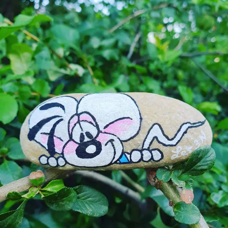 Painted rock