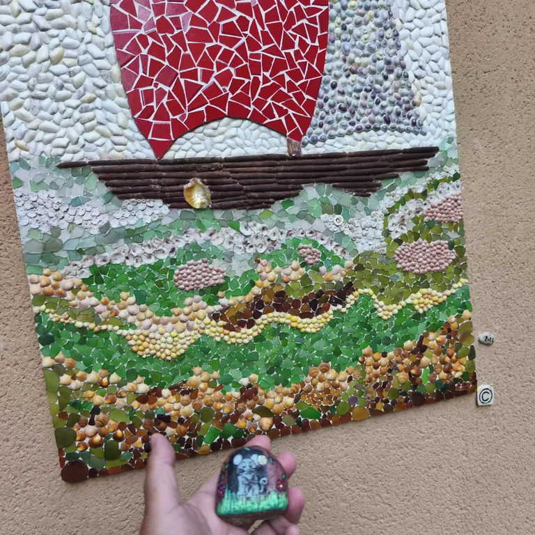 Painted rock