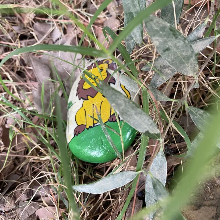 Painted rock