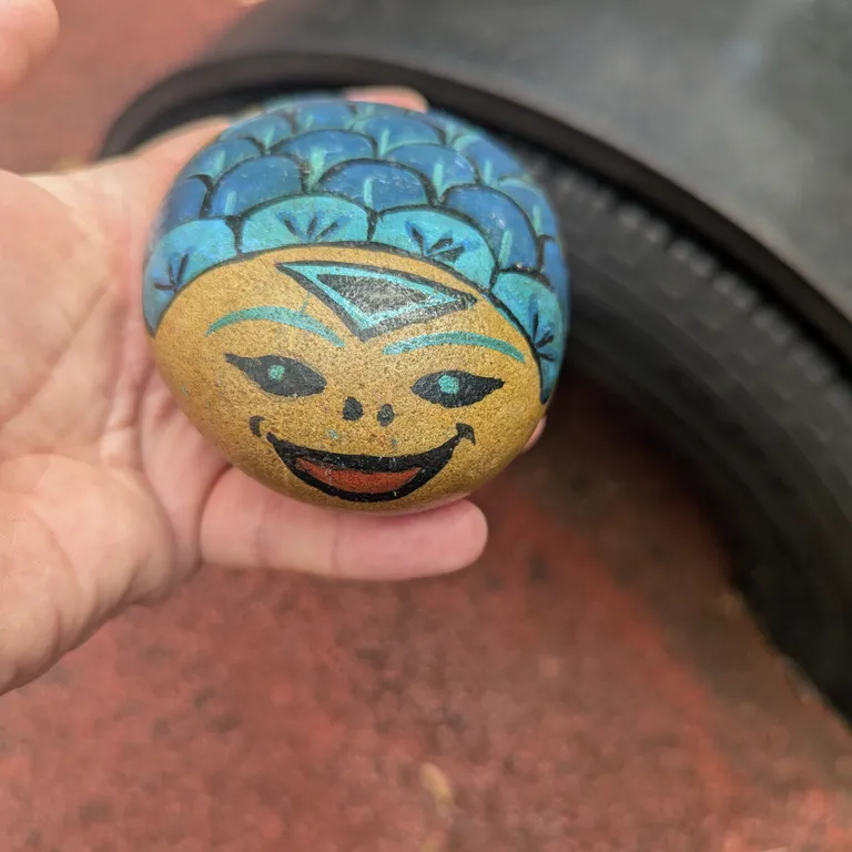 Painted rock