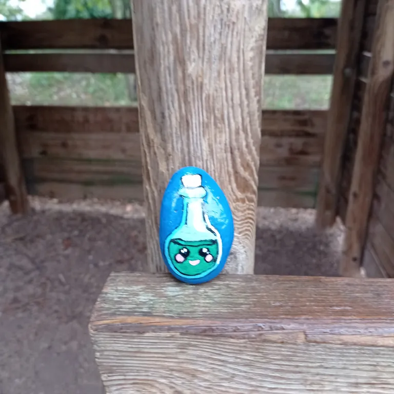 Painted rock