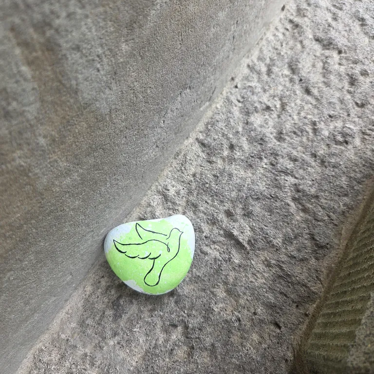 Painted rock