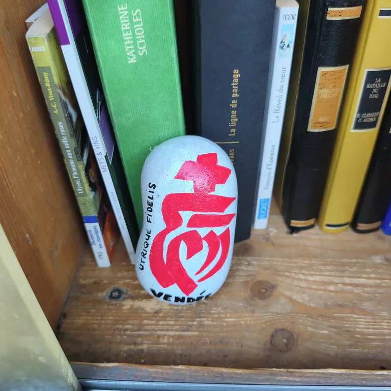 Painted rock