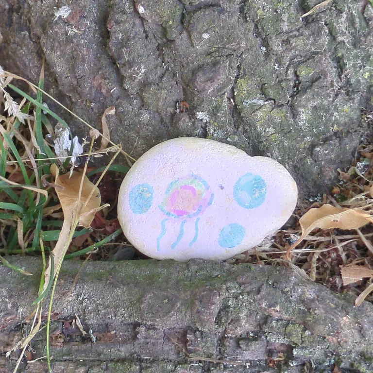 Painted rock