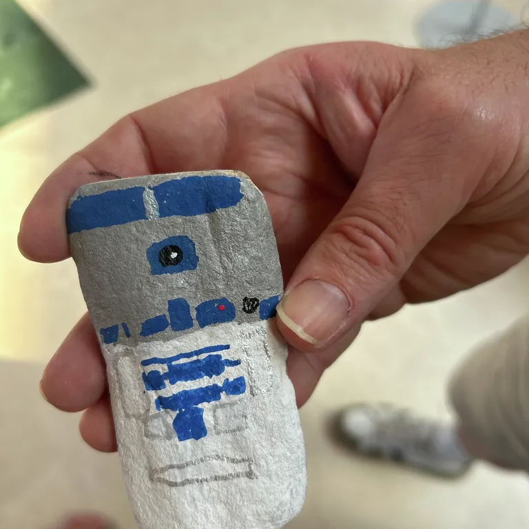 Painted rock
