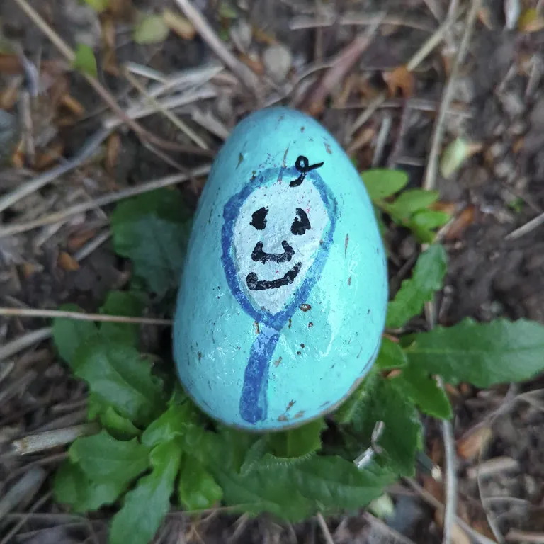 Painted rock