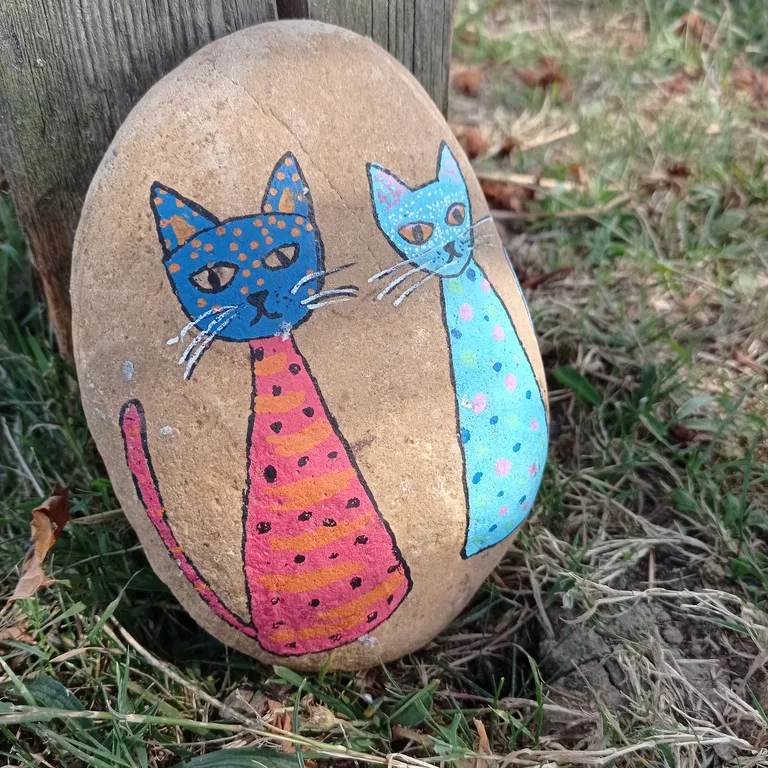 Painted rock