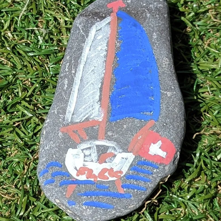 Painted rock