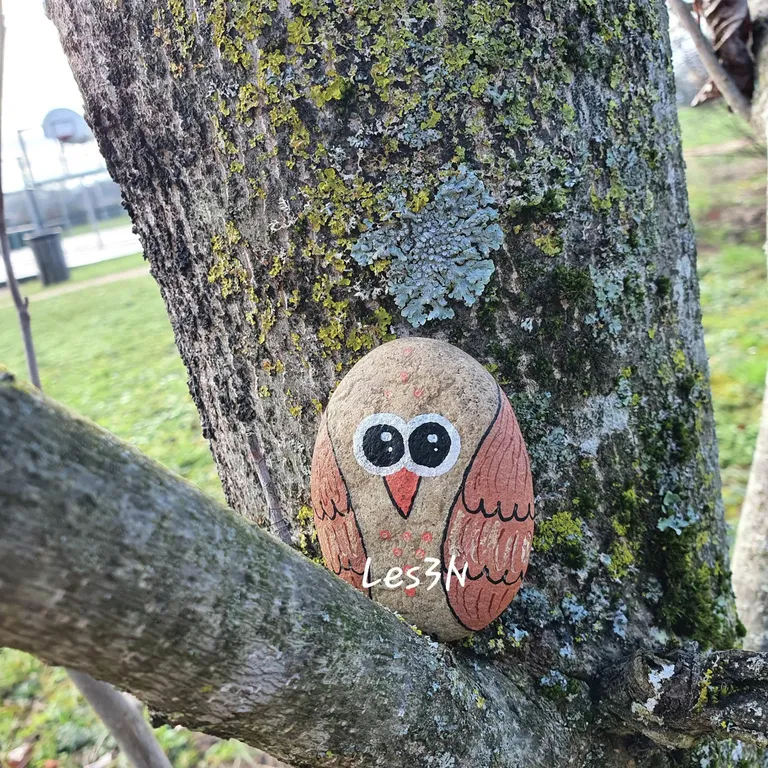 Painted rock