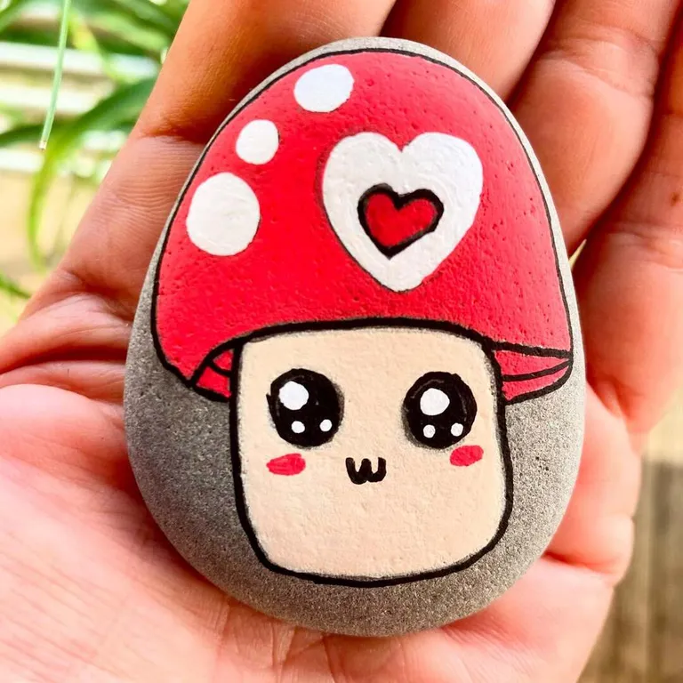 Painted rock