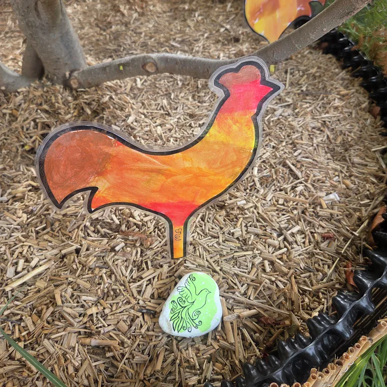 Painted rock