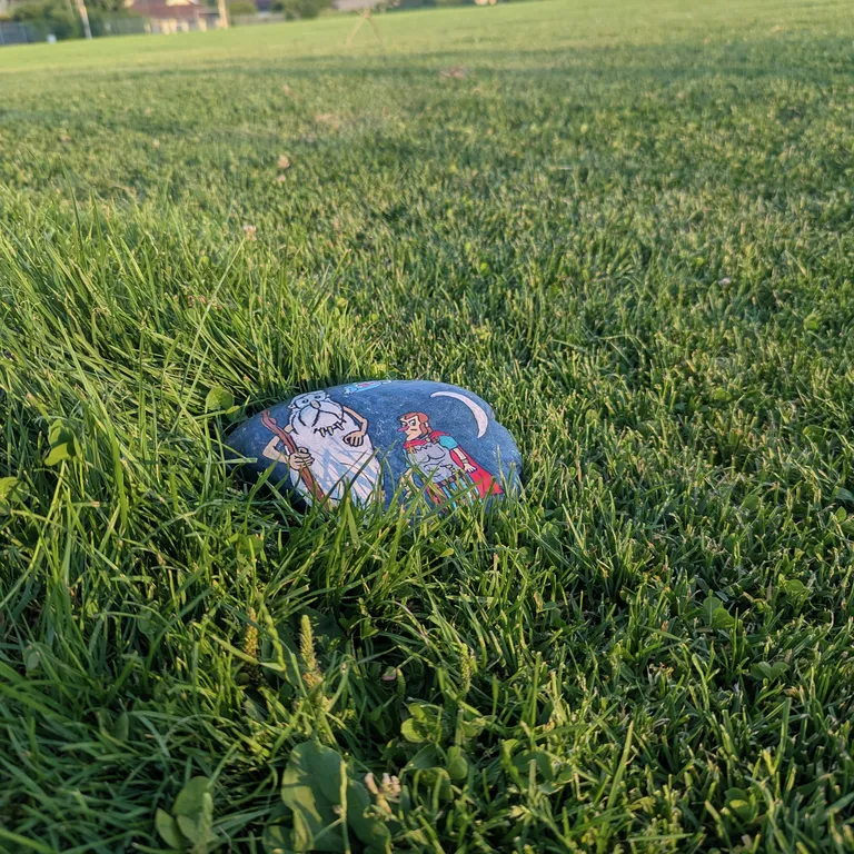 Painted rock