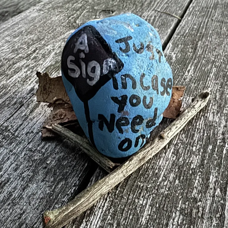 Painted rock