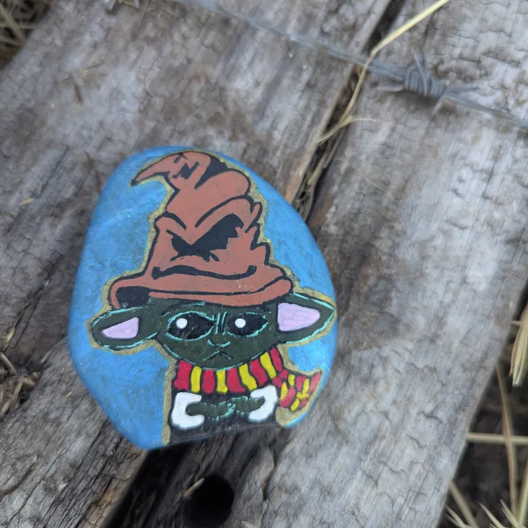 Painted rock