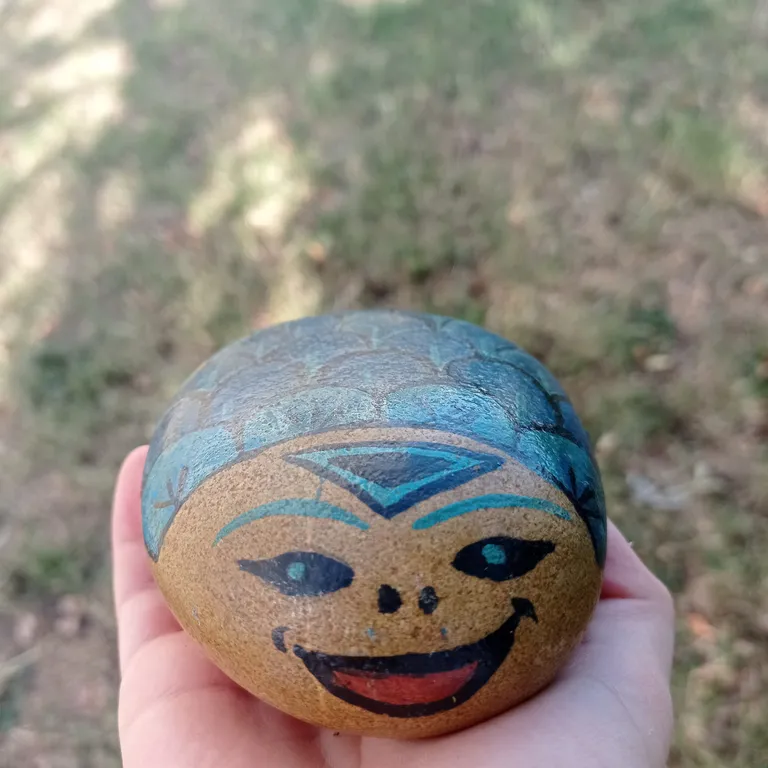 Painted rock
