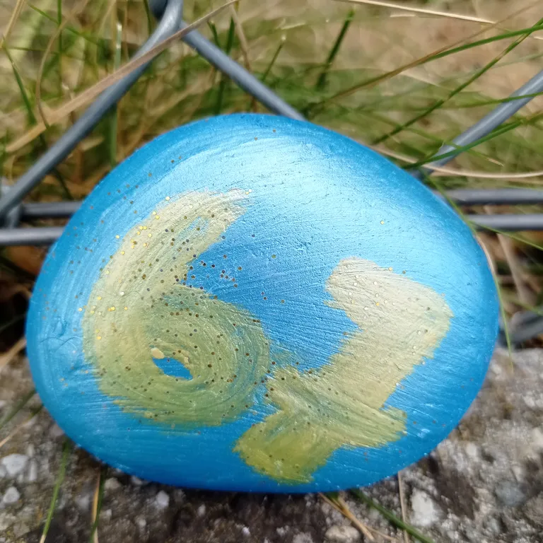Painted rock