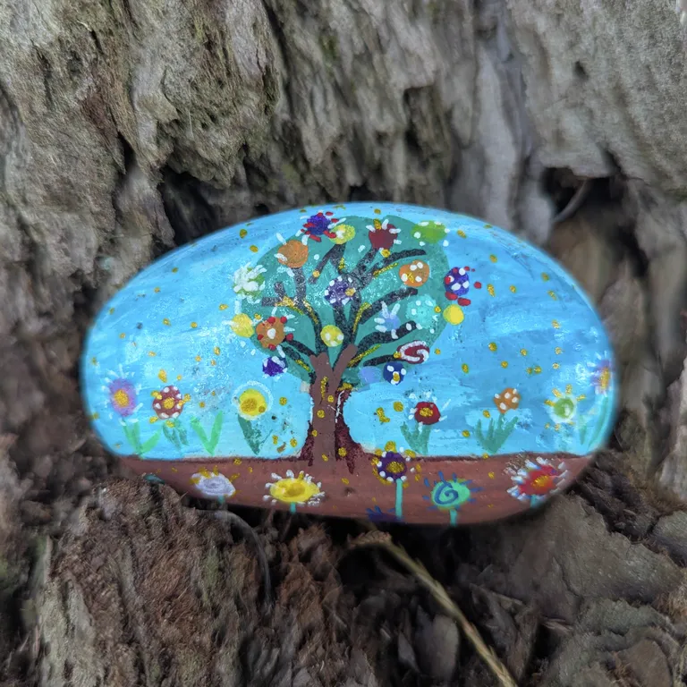 Painted rock